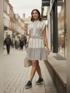 zimmermann lyrical flare sleeve midi dress Lyrical Gather Sleeve Midi Dress main image 0